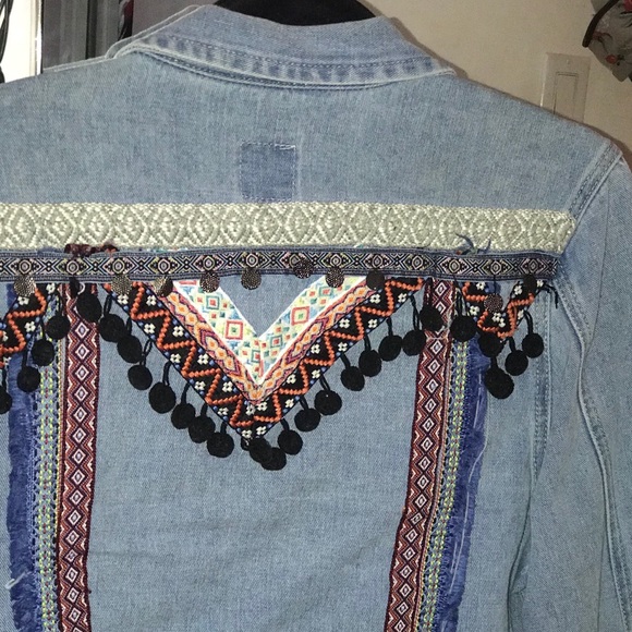 Boho Denim Jacket - Picture 4 of 4